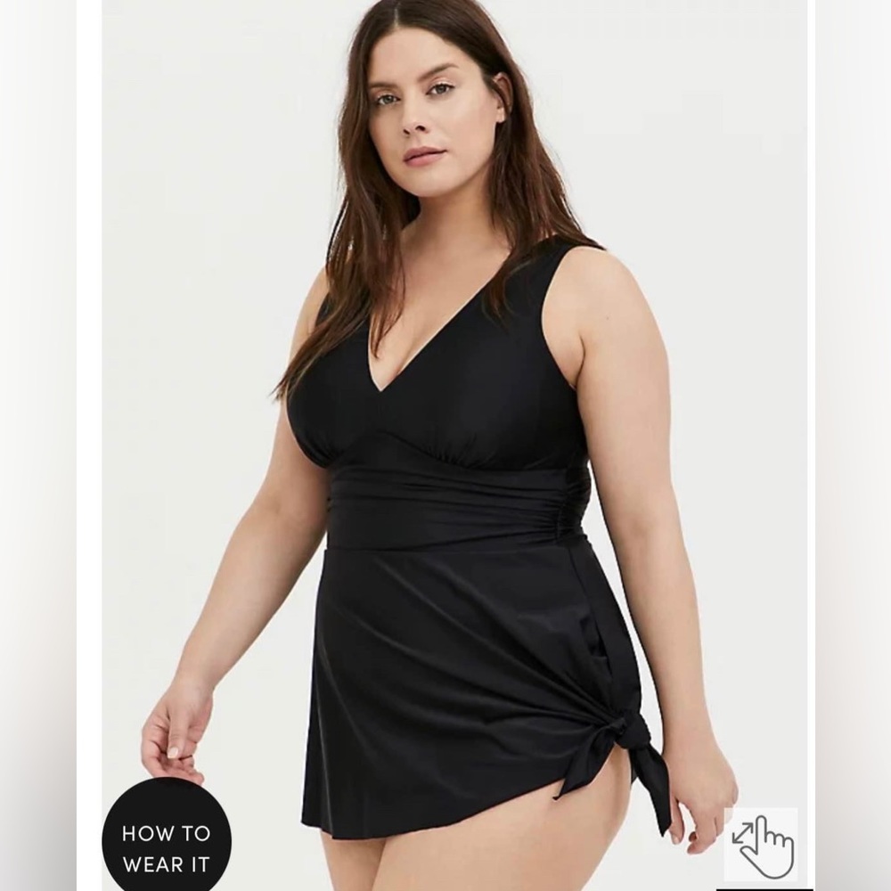 Torrid swim dress size 2.